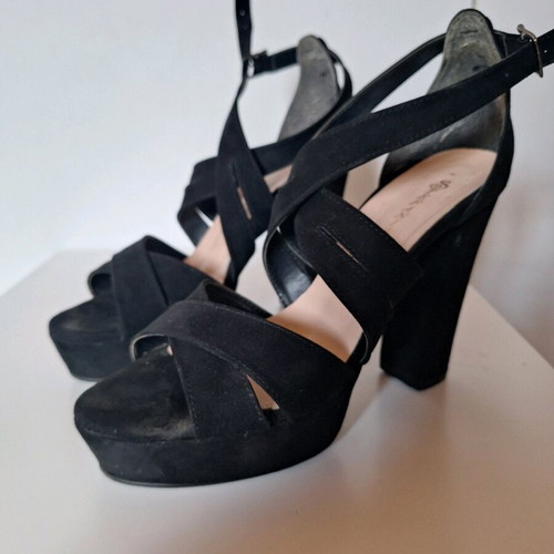 Stefania leather women's shoes like new, size 39, 12cm heel