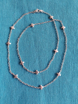 Lalaounis Silver 925 Necklace with Crosses like new, 63 cm