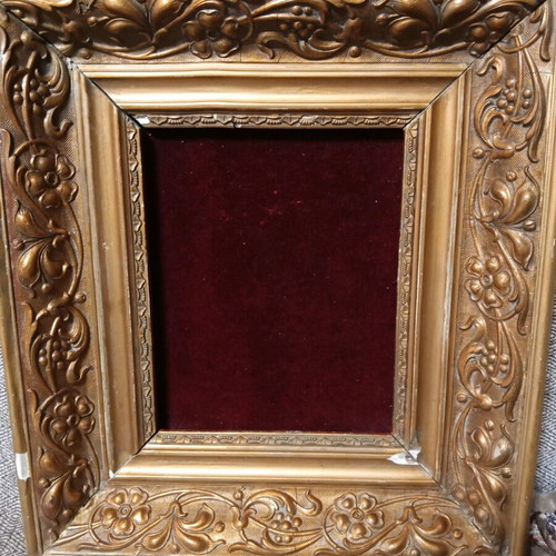 Antique frame used 34x39 outer, 16x21 inner