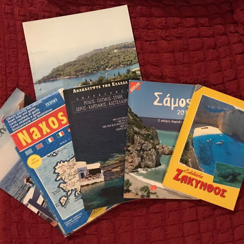 Tourist guides new, pack of 6, Greece