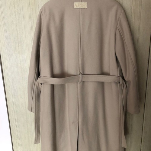 Armani Jeans mid-coat wool beige size L used