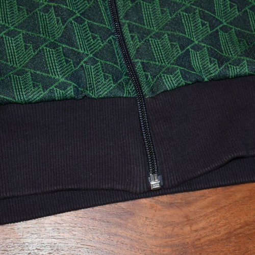Lacoste jacket green size M fits like S like new