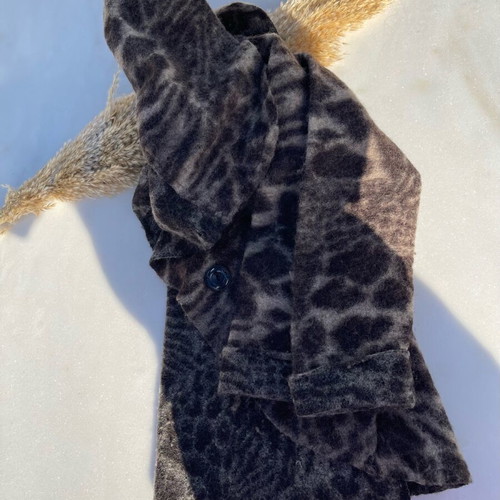 Women's outerwear with leopard pattern like new, One Size