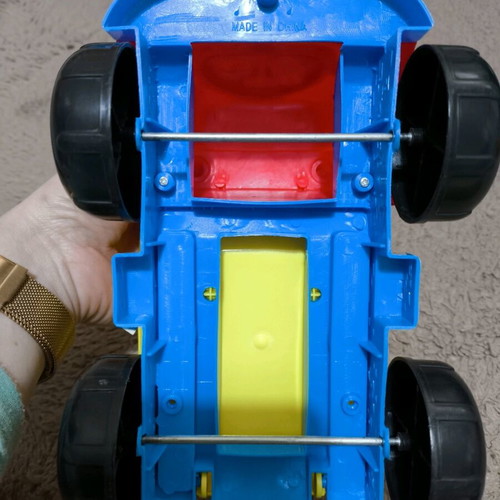 Truck with trailer like new, plastic toy