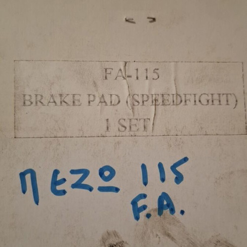 Brake Pads Japan Peugeot 115 new