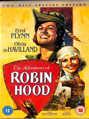 DVD The Adventures of Robin Hood μεταχειρισμένο, περιπέτεια, αγγλικοί υπότιτλοι