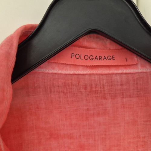 Pologarage coral shirt new, size M 38 10