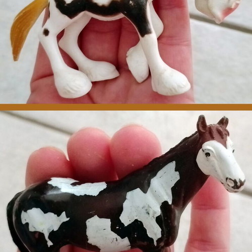 Plastic animal figures pack of 17, horses, zebras and dogs