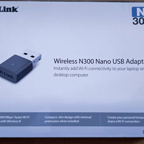 D-Link N300 Nano USB Wi-Fi Adapter like new