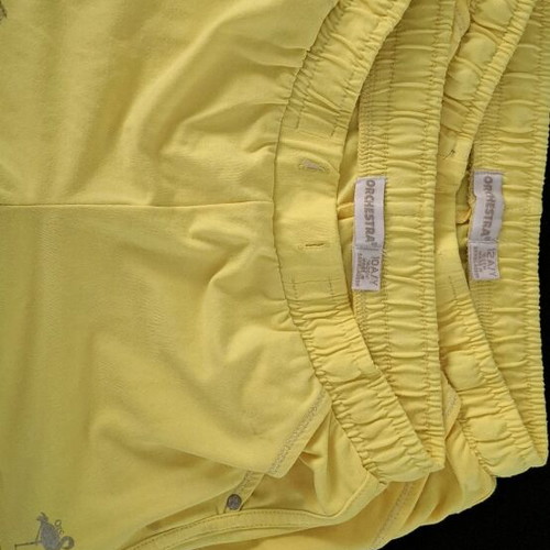 Orchestra kids shorts like new, pack of 2, yellow, ages 10-12