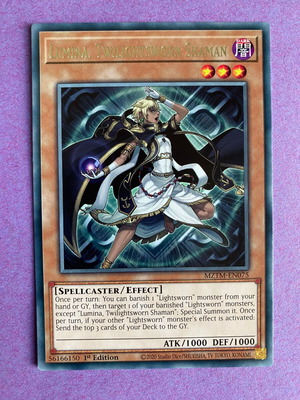 Lumina, Twilightsworn Shaman κάρτα Yu-Gi-Oh! 1st Edition σαν καινούργια