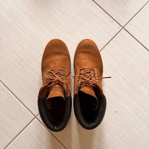 Timberland Premium 6-Inch Waterproof Boots size 45 used, brown