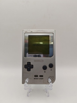 Gameboy Pocket Silver used, official Nintendo handheld console