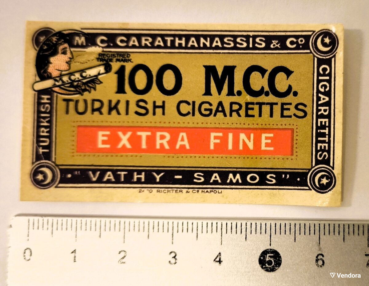 100 M. C. Carathanassis & Co. cigarette… - € 9,00