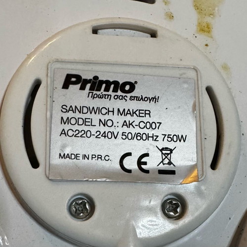 Primo toaster used, functional
