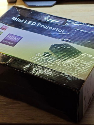 Mini Portable LED Projector HD with HDMI USB and SD like new