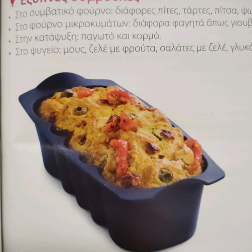 Tupperware rectangular silicone mold new