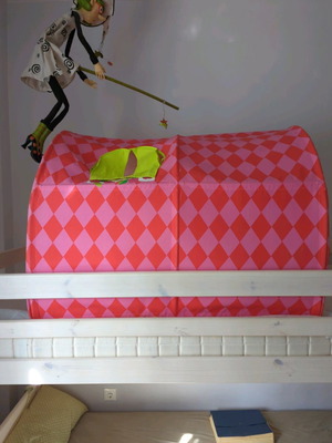 Σκηνή κρεβατιού Flexa μεταχειρισμένη για μονά παιδικά κρεβάτια