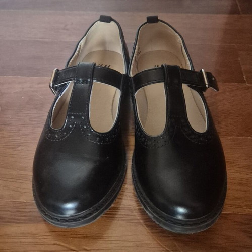 H&M Ballerina Shoes Size 27 Like New Black for Girls