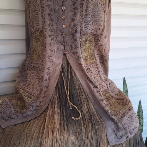 Boho Chic Shakti Set 2 Pieces like new, embroidered top and skirt