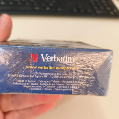 Verbatim MF2HD 3.5'' floppy disks pack of 10 sealed, like new