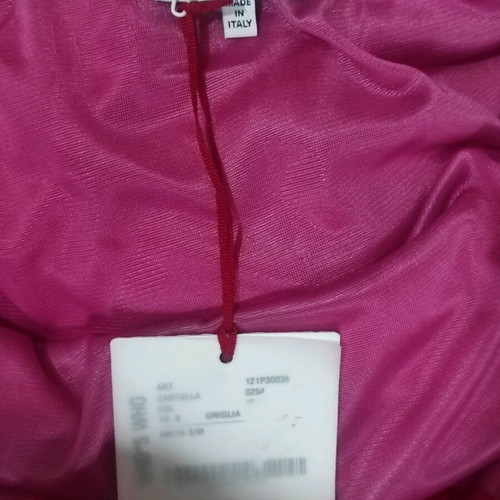 Luxury Who's Who Milano midi dress new, silk and viscose, pink
