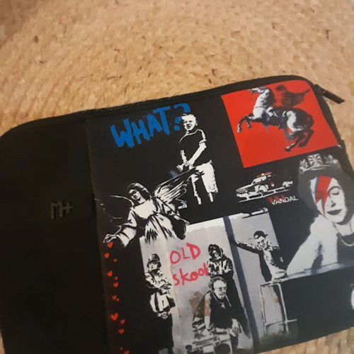 Laptop/tablet case 13 inch punk design like new