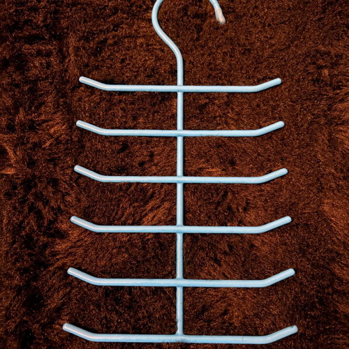 Set of 10 used closet organization hangers and accessories