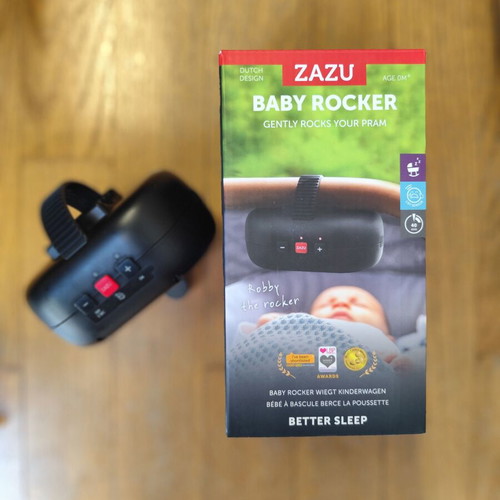ZAZU Robby Rocker V3 used baby rocker with cry sensor and timer