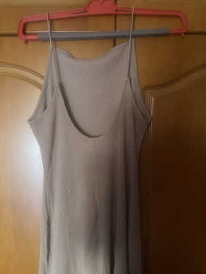 Brown dress used, knee-length, H&M, size S