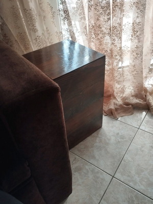 Βοηθητικό τραπεζάκι/κομοδίνο/Σκαμπό από πεύκο