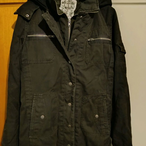 Attrattivo parka jacket like new, black, size S