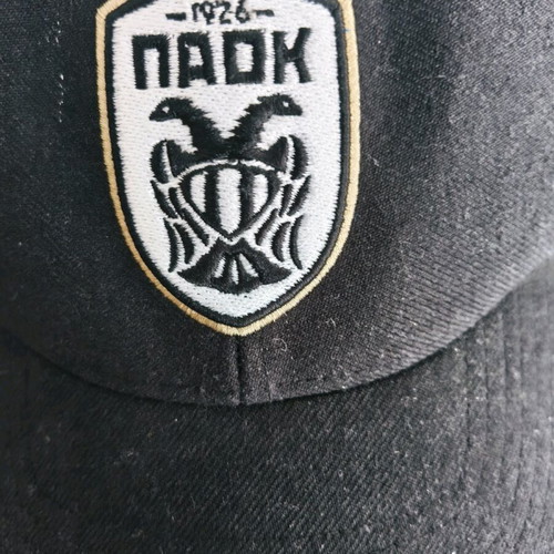 PAOK '47 Brand Trucker Hat used, black and white, OSFA
