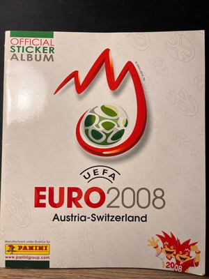 Panini Euro 2008 επίσημο άλμπουμ αυτοκόλλητων