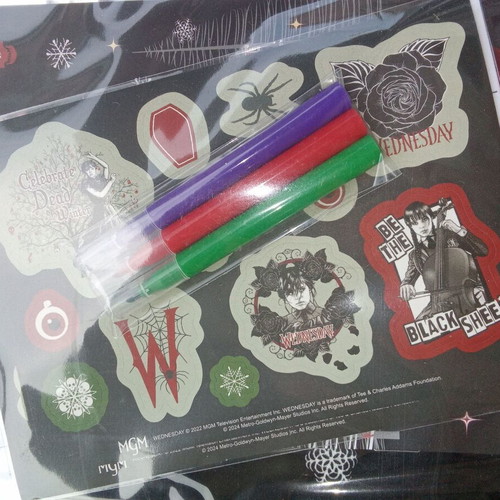 Wednesday Christmas Activity Fun Set new