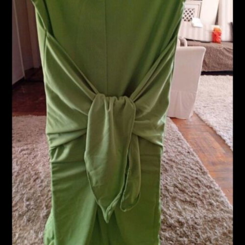 Chair covers set of 6 elastic emerald green