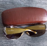 Bluepoint women's panoramic sunglasses 5085-02 like new, brown
