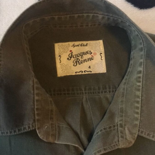 Ανδρικό κοντομάνικο πουκάμισο Jacques Renne μεταχειρισμένο, πράσινο, XL-XXL