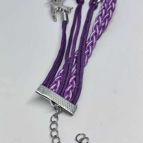 Handmade bracelet with tree of life and birds new