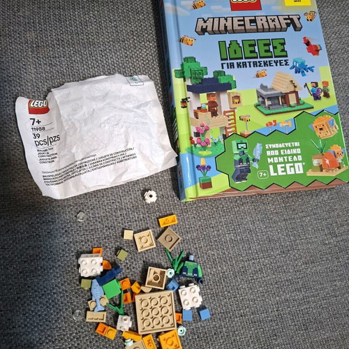 Lego Minecraft construction book like new