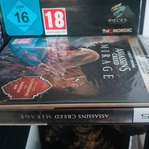 Assassin's Creed Mirage Launch Edition sealed PS5 game