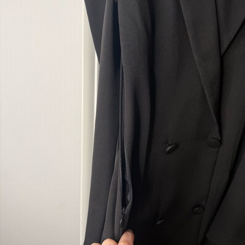 Mini blazer dress black new, Pretty Little Thing, size XS