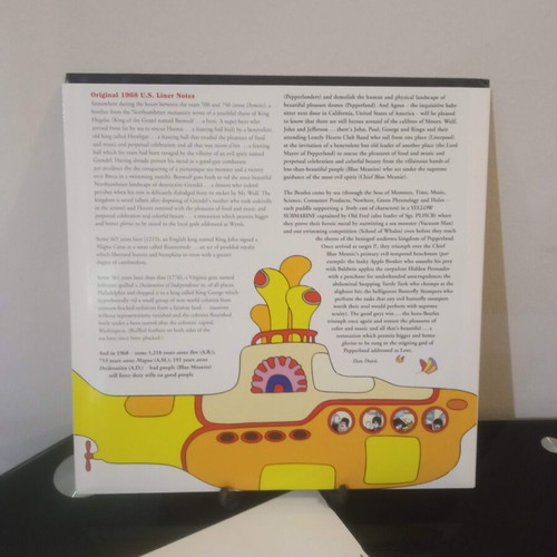 The Beatles Yellow Submarine LP vinyl 180g 2012 edition like new