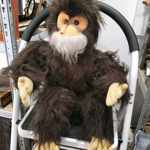 Vintage plush smoking monkey like new