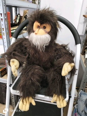 Vintage plush smoking monkey like new