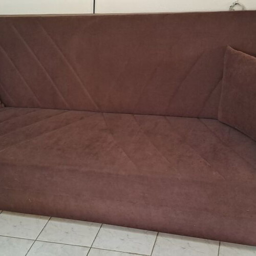 Three-seater sofa bed with storage, 2.20×65 m