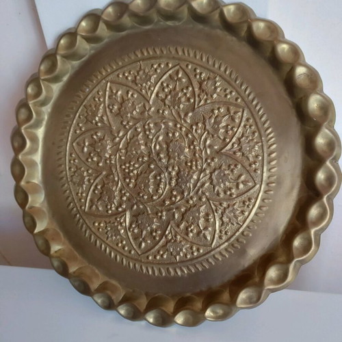 Copper decorative set of 4 items used