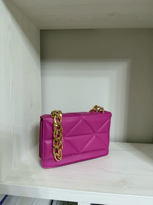 Fuchsia shoulder bag like new