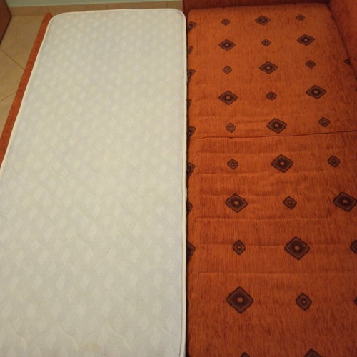 Sofa bed with mechanism in like new condition