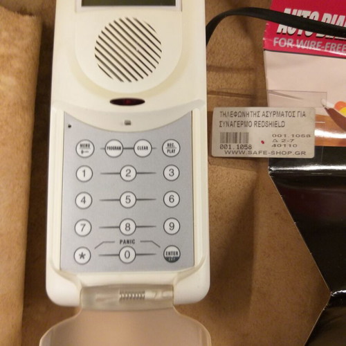Redshield Model No WS-110 Wireless Answering Machine Distress Alarm used